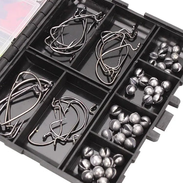191pcs Fishhook Parts Lure Accessories Kit - Tackle Box